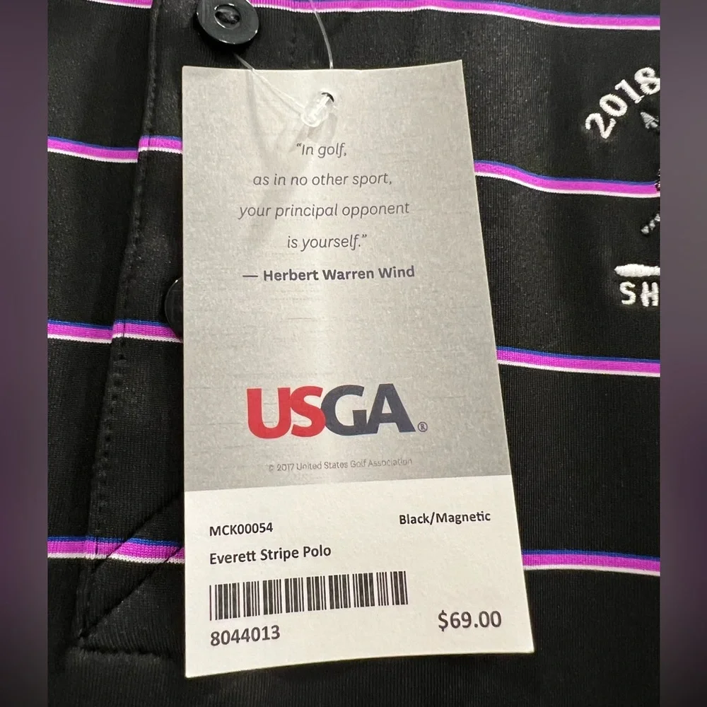 Cutter & Buck Golf shirt with 2018 U.S. Open logo - Picture 3 of 5